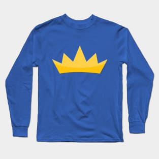 Golden Crown Shape Long Sleeve T-Shirt